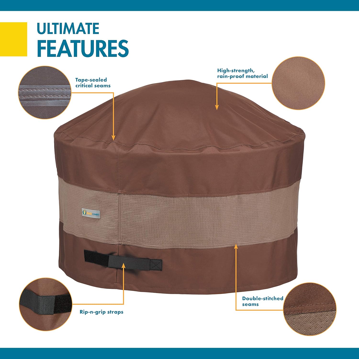 Duck Covers Ultimate Round Fire Pit Cover, 36Inch 856499005459 eBay