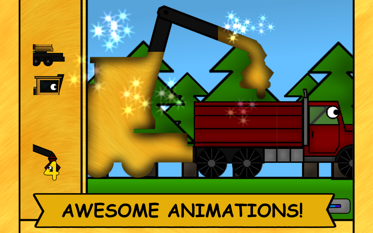 Kids Trucks Puzzles 2 More Animated Truck Puzzles for Toddlers, Preschoolers, and Young