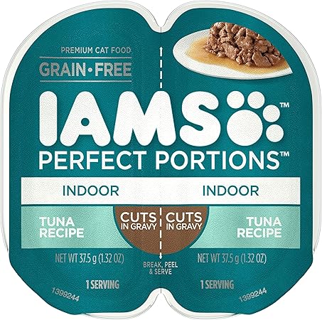 Amazon Com Iams Perfect Portions Healthy Grain Free Wet Cat Food 24 Twin Packs Pet Supplies