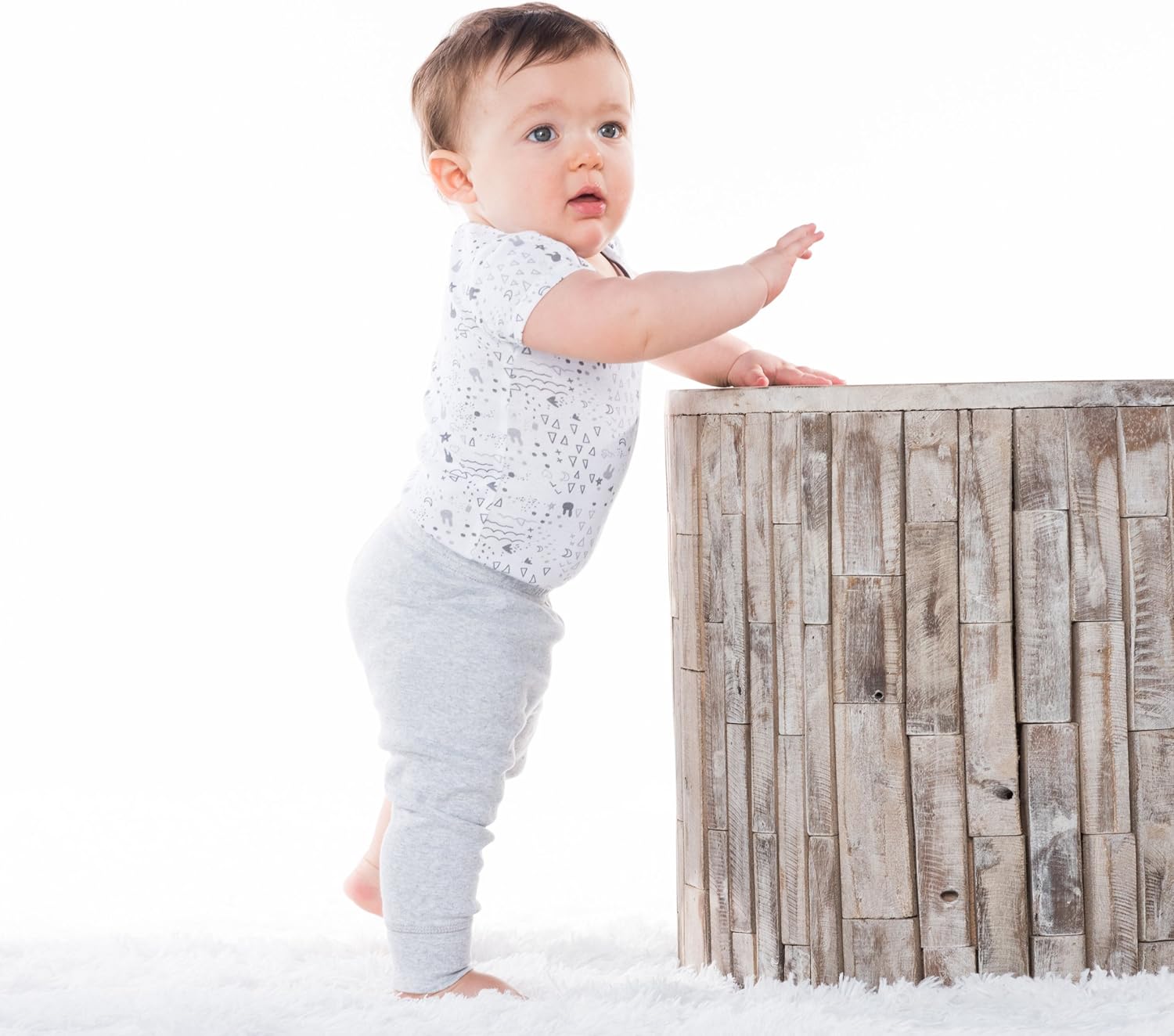 Lamaze Organic Baby Boys' Infant Lamaze Baby Organic 4 Pack Pants: Clothing