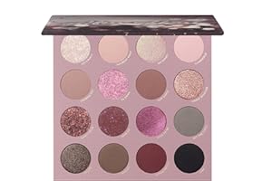 ColourPop After Hours Eyeshadow Palette - Smokey Mauve Makeup Palette with Metallic, Matte, Glitter & Matte Sparkle Finishes - Buildable, Blendable & High-Pigment Formula (0.65 oz)