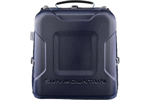 Sun Mountain Kube Golf Travel Bag - 2-Wheel Rolling System, Kube Folding Hard Shell for Easy Storage, Compact Protection & Travel Convenience
