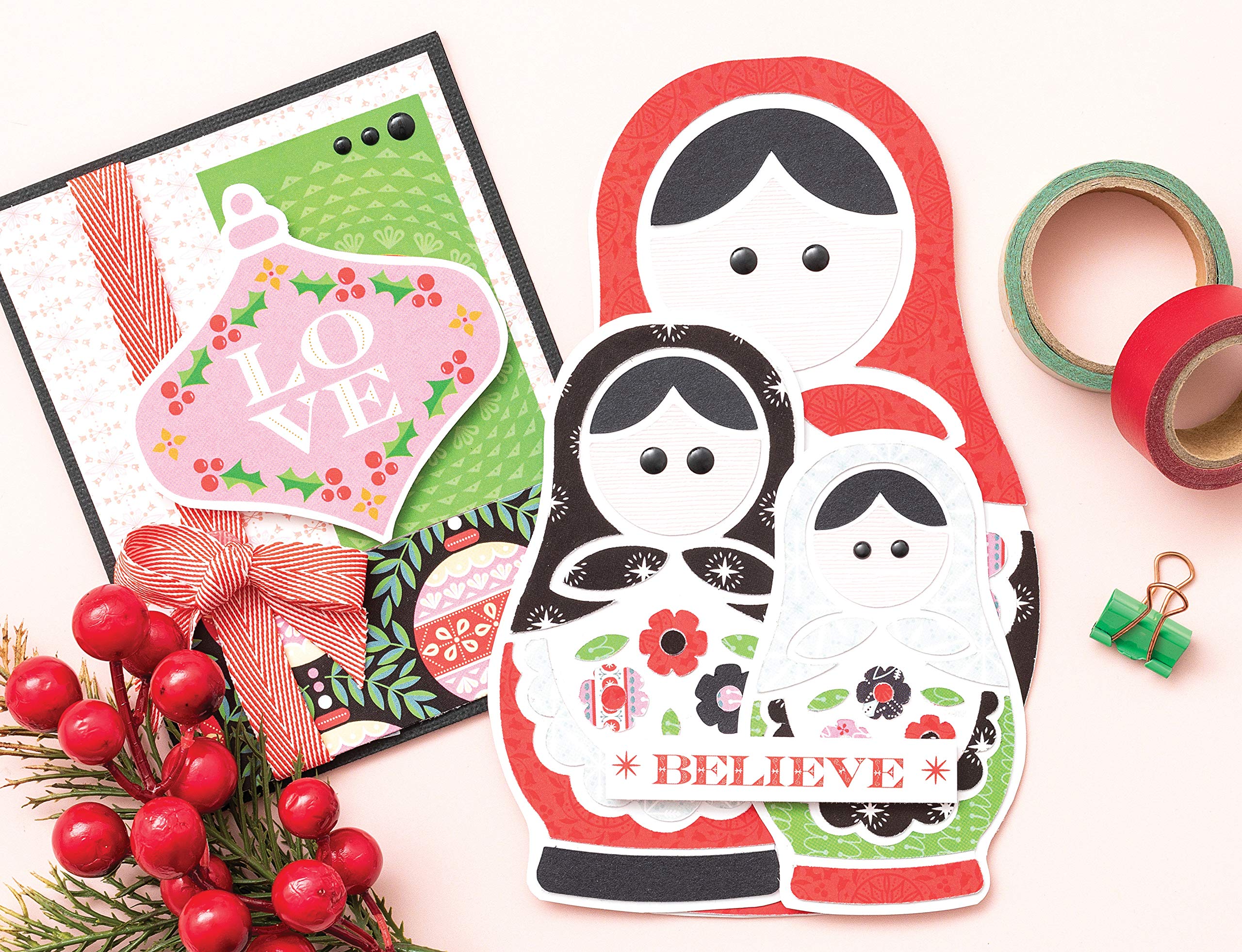 CARDSTOCK Stack 12" JOYEX Noel