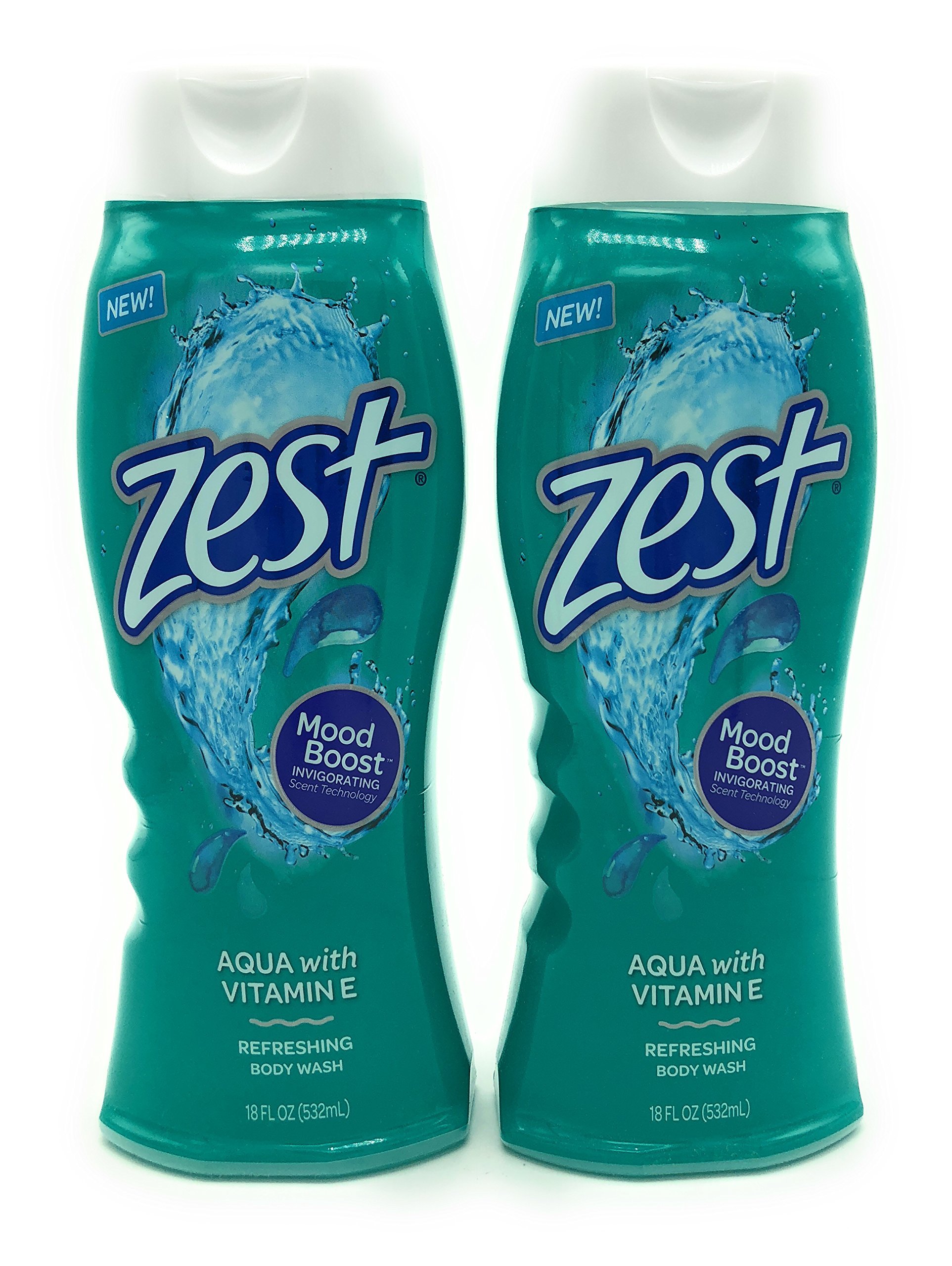 Zest Body Wash, Creamy Cocoa Butter & Shea 18 oz (Pack of
