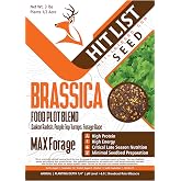 Hit List Seed Brassica Food Plot Seeds for Deer - Annual Mix - Daikon Radish, Purple Top Turnips, Forage Brassica - Fall Planting - 3 lbs (1/2 Acre)