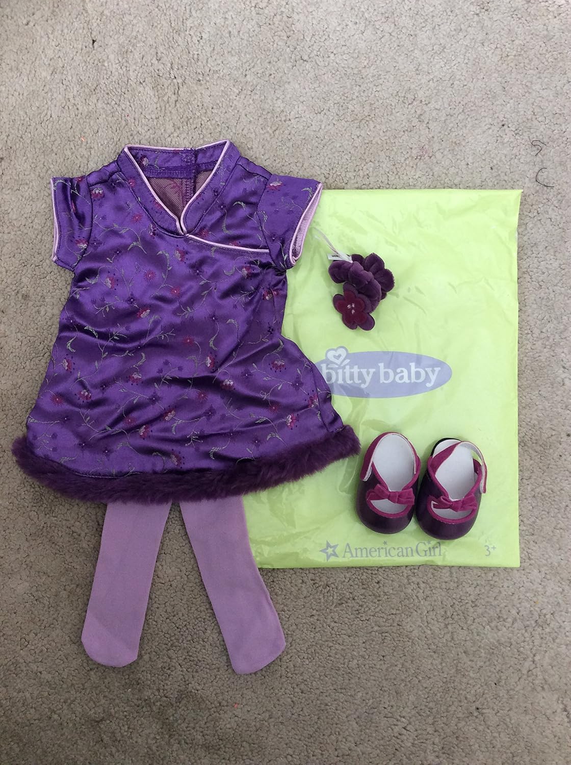 american girl purple dress