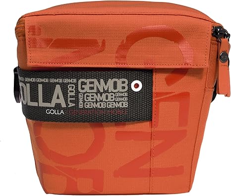 orange camera bag