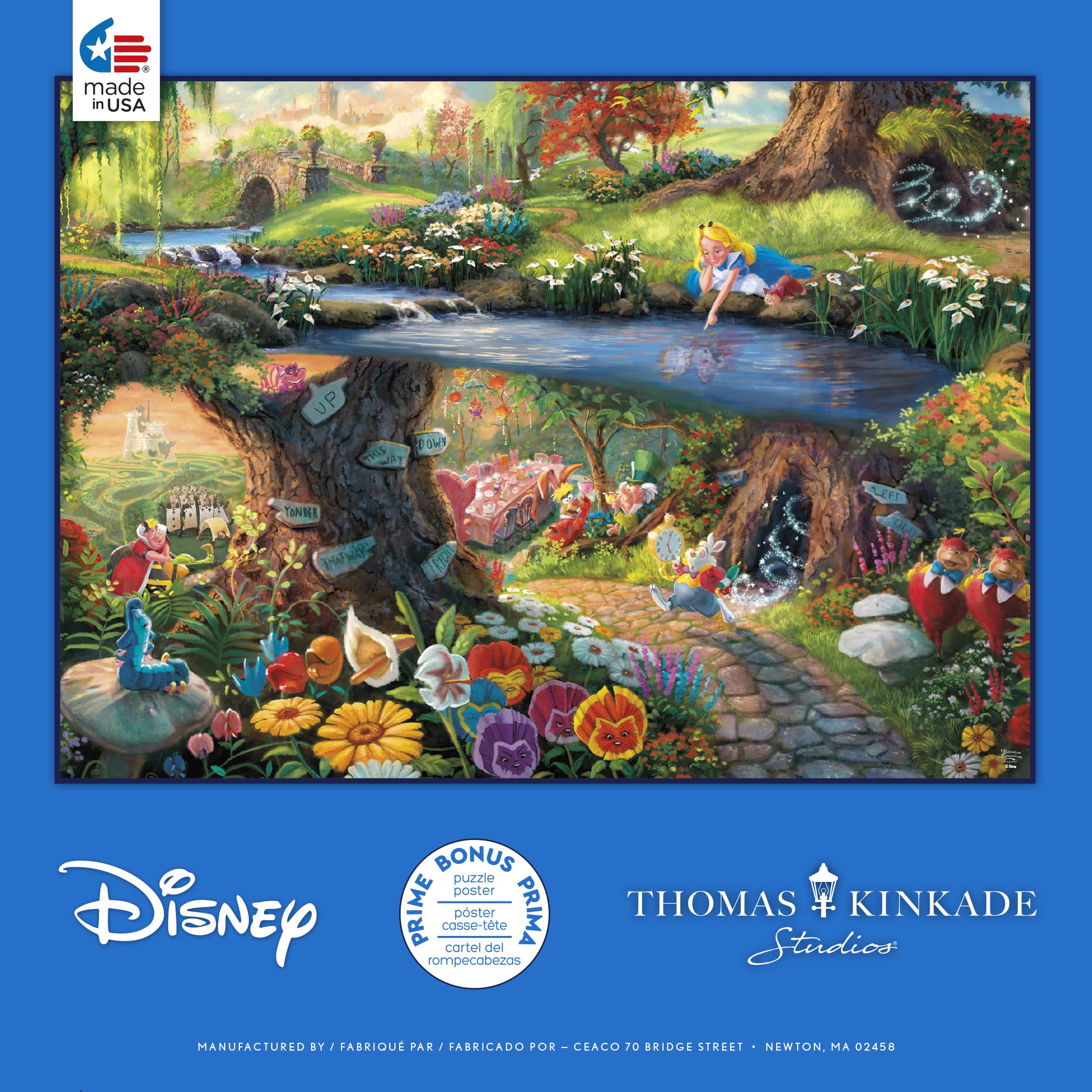 Mua Disney - Thomas Kinkade - Alice in Wonderland - 1000 Piece Jigsaw ...