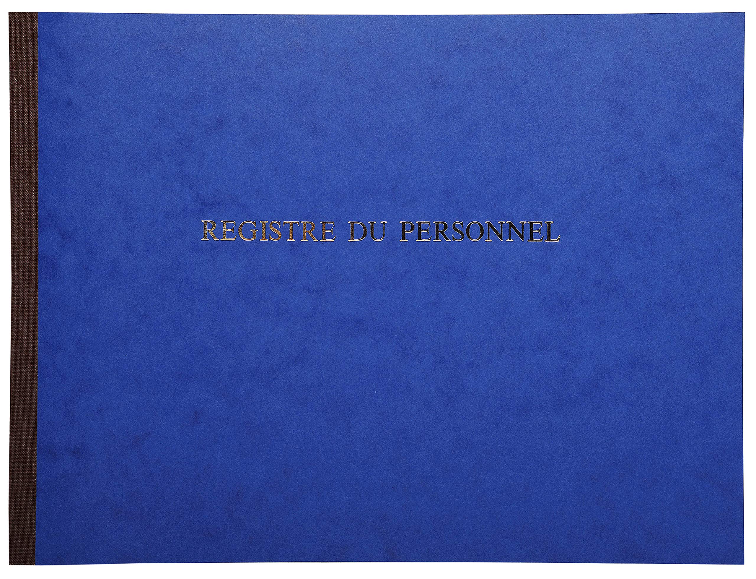 le dauphin - Ref. 310D - 1 REGISTER OF EMPLOYEES AND TRAINEES - Soft cover in glossy card - Horizontal format - Dimensions 24 x 32 cm - 52 pages - Colour: blue