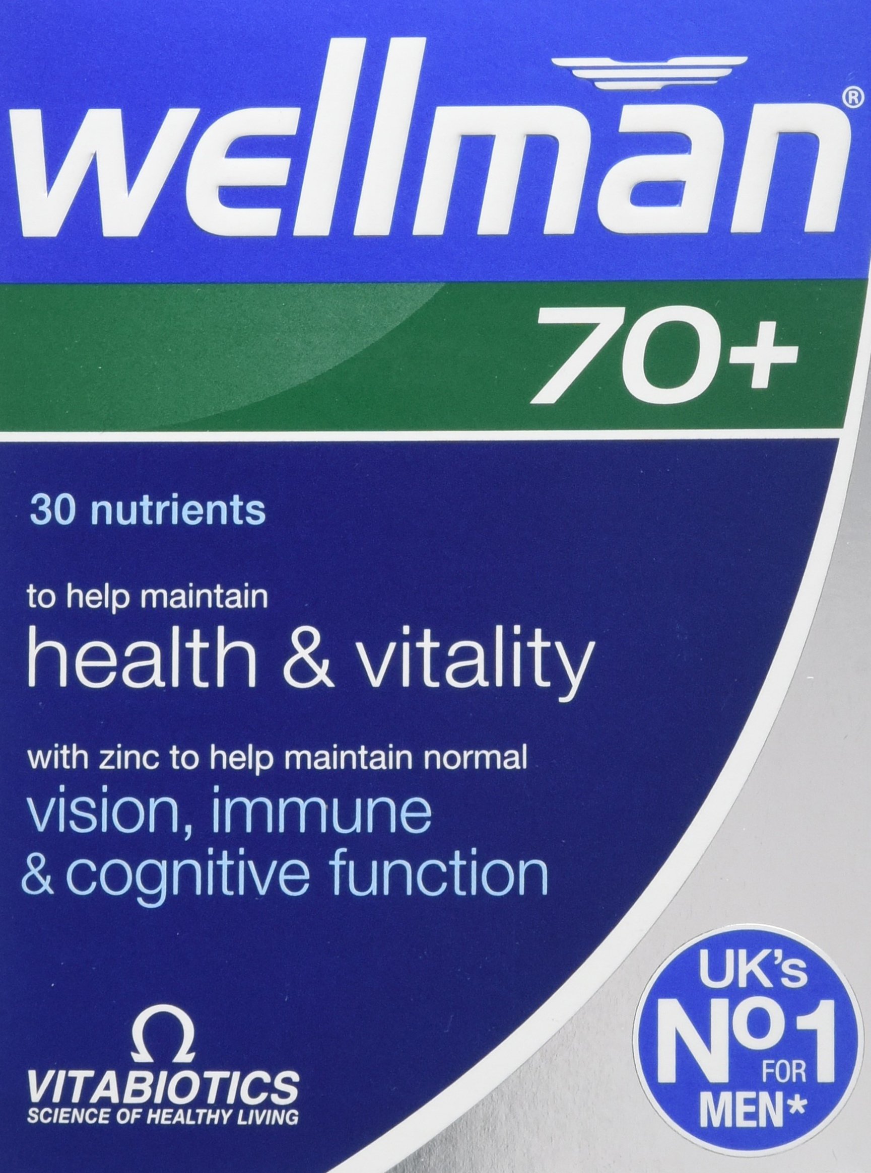 Vitabiotics Wellman 70+ 30 Tablets Buy Online in United Arab