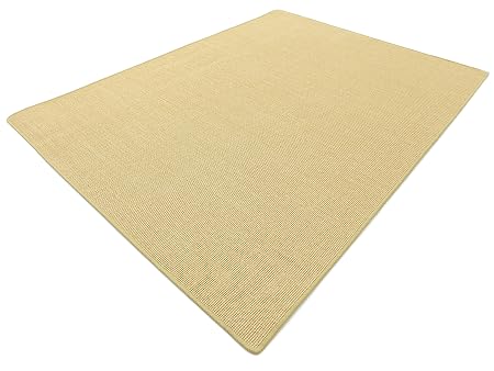 Salsa Design Hevo Sisal Teppich Beige Mit Klassischer Kettelkante