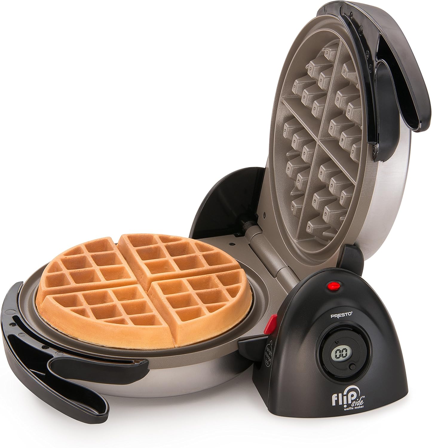 Presto 03510 Ceramic FlipSide Belgian Waffle Maker, Black: Electric Waffle Irons: Kitchen & Dining