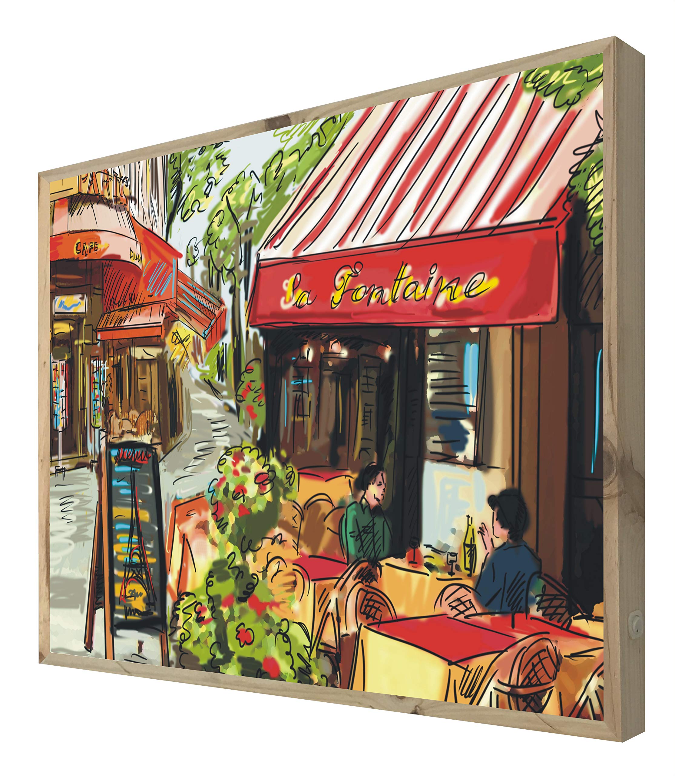 La Fontaine LED Light Vintage Sign