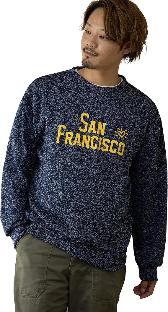 Amazon バルセドス Barcedos トレーナー メンズ 裏起毛 ロゴプリント クルーネック 長袖 ニットフリース スリム 杢 Mix 紺 チャコール グレー ワイン フリーストレーナー 裏起毛トレーナー トップス カジュアル お洒落 杢ネイビー Ll トレーナー パーカー 通販