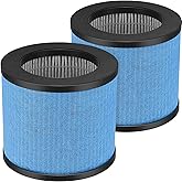 TPAP002 Filter Replacement 3-in-1 Upgraded Compatible with TOPPIN TPAP002 Air Purifier Comfy Air C1, Part #TPFF002, 2 Pack