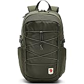 Fj&auml;llr&auml;ven Skule 24 Backpack - Spacious Storage, Padded Back Panel, Breathable Design - Travel, Hiking, School, Deep Forest, One Size