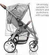 Zamboo Universal Rain Cover for Pushchair and Pram with Zip Opening view 3