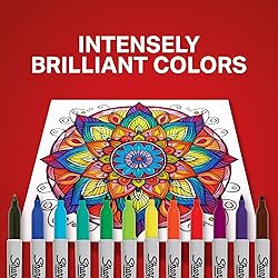 Sharpie Permanent Markers, Fine Point, 8