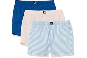 Nautica mens Cotton Woven 3 Pack Boxer