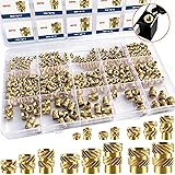 Ktehloy 400Pcs Threaded Inserts, M2 M2.5 M3 M4 M5