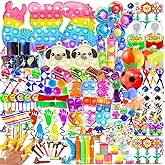240Pcs Party Favors for Kids, Fidget Toys Pack, Stress Relief & Anxiety Autism Sensory Toys, Goodie Bag Fillers, Birthday Cla