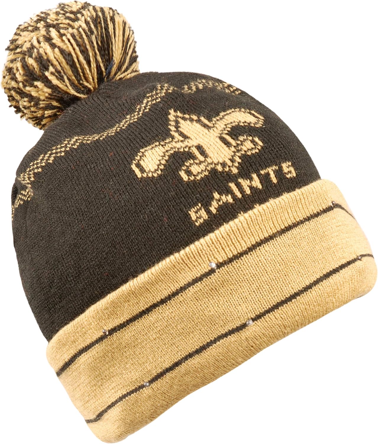 saints pom pom hat