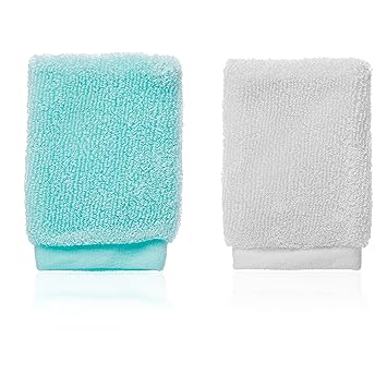 LESANTÉ Gesichtspeeling Fingerhandschuh gegen trockene & unreine Haut, Reinigung und Peeling für das Gesicht, reinigt porenti