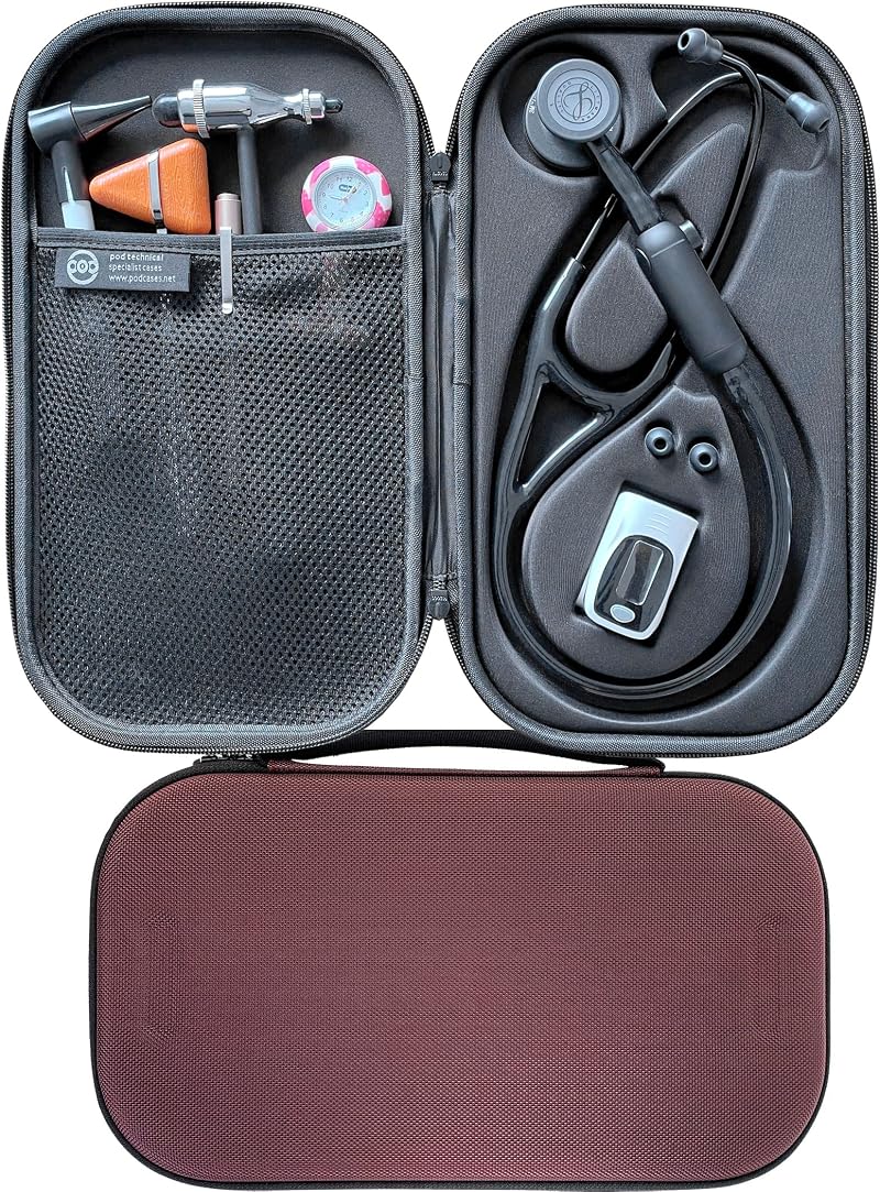 Pod Technical Cardiopod II Stethoscope Case for Littmann - Burgundy