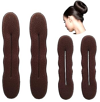 Amazon Com Styla Hair Magic Bun Maker 2 Small 2 Large Foam