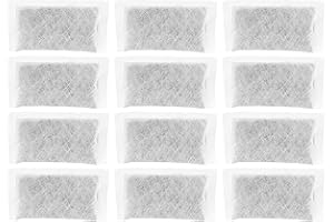 Nispira Replacement Activated Charcoal Water Filter Sachets Compatible with Megahome CO-Z Other Countertop Water Distiller, 12 packs