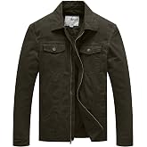 WenVen Men's Lapel Smart Casual Jacket - Outdoor Cotton Classic