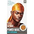KISS COLORS & CARE Power Wave Silky Satin Durag - Gold, Maximum Wave formation, Ultra-Compression, Breathable Premium Fabric, One Size Fits All, Durable & Versatile For All Hair Types