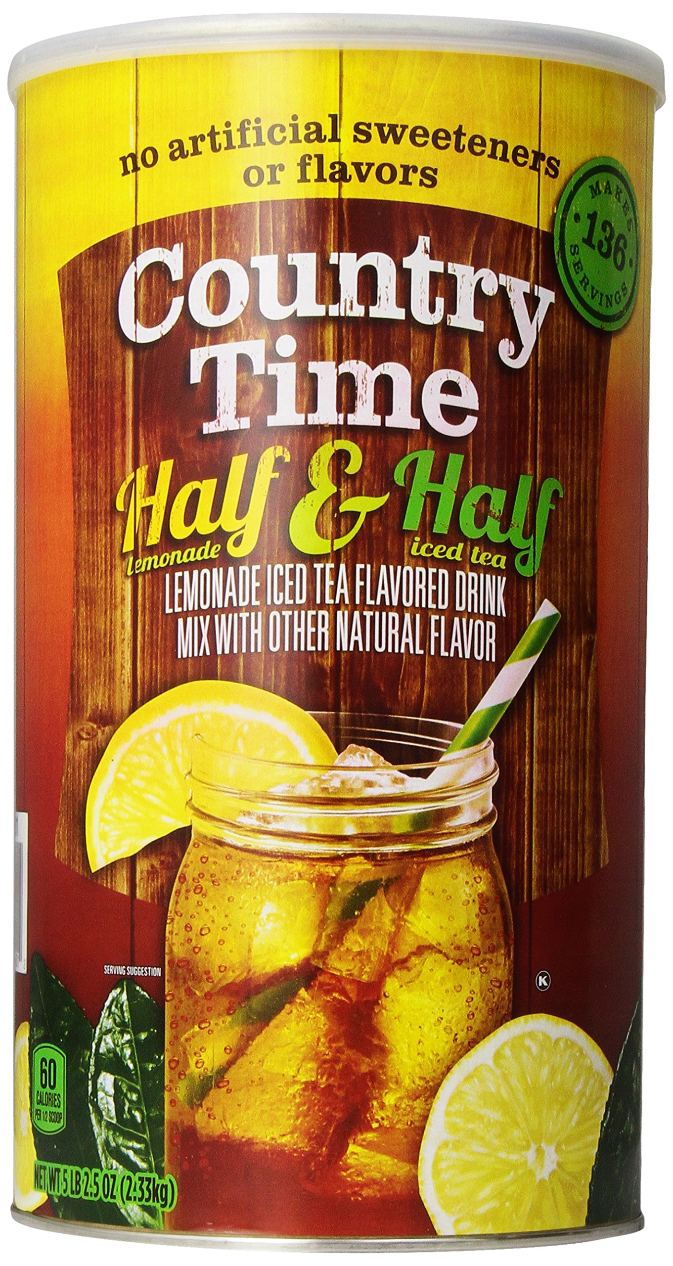 Country Time Flavored Drink Mix, Half Lemonade Half Iced Tea, 5 Pound 2