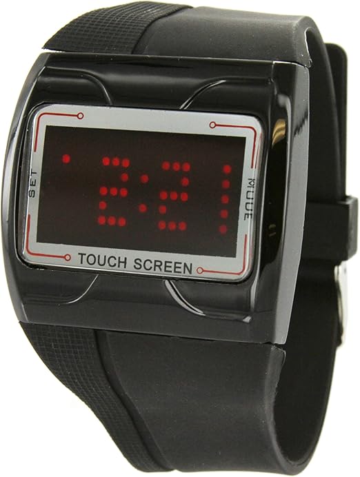 Tecno Sport Digital Watch with Touch Screen Function, Black