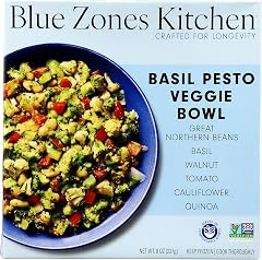 Blue Zones Kitchen Basil Pesto Veggie Bowl, 8.5 Ounce