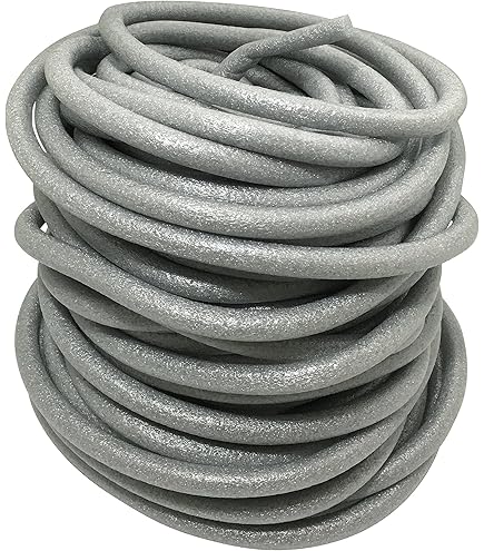 P14AM Rope Caulk Weatherstripping - 1/8 X 30 Foot Gray Door Window Draft Seal, No Mess Application