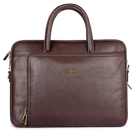 The Clownfish Patron Series Laptop Briefcase|15.6 Inch Laptop Bag|Messenger Bag|Office Bag