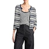 Vince Womens Texture Striped Cardigan