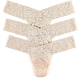 hanky panky - Signature Lace Low Rise Thongs for Women | One Size 4-14 | Lacy Lingerie Underwear | 3 or 5 pack