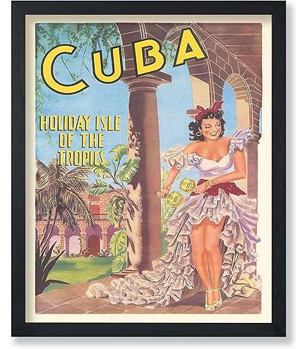 Amazon.com: Havana Cuba Street Painting Sketch Large Art