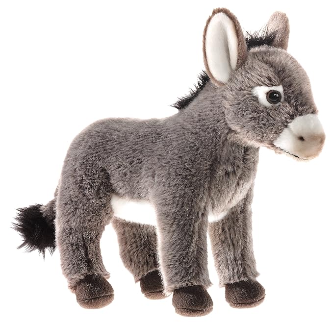Heunec 274778 Plüschtier, Esel, Graubraun
