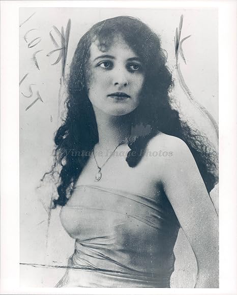 1960s Photo 1920 Photograph Beautiful Woman Long Hair Vintage