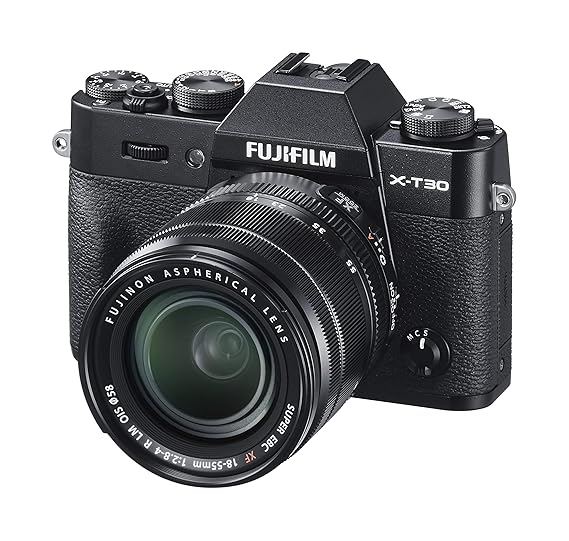 Fujifilm X-T30 schwarz mit XF18-55mmF2.8-4 R LM OIS Objektiv Kit