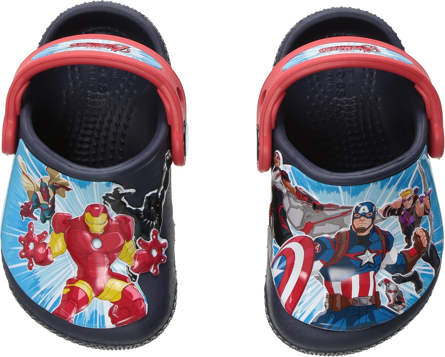 mens marvel crocs