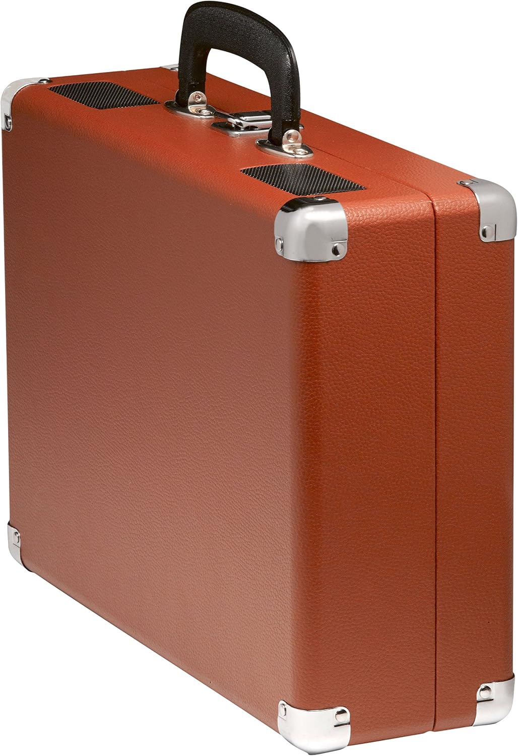 BelleVue Denver Record Player - Brown, 35.20(w) x 26.50(d) x 11.50(h) - Image 3