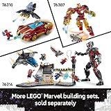 LEGO Marvel MARVEL Logo & Minifigures Avengers 76313 Buildable Toy view 7