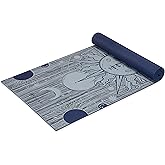Gaiam Yoga Mat - Premium 6mm Print Reversible Extra Thick Non Slip Exercise & Fitness Mat for All Types of Yoga, Pilates & Floor Workouts (68