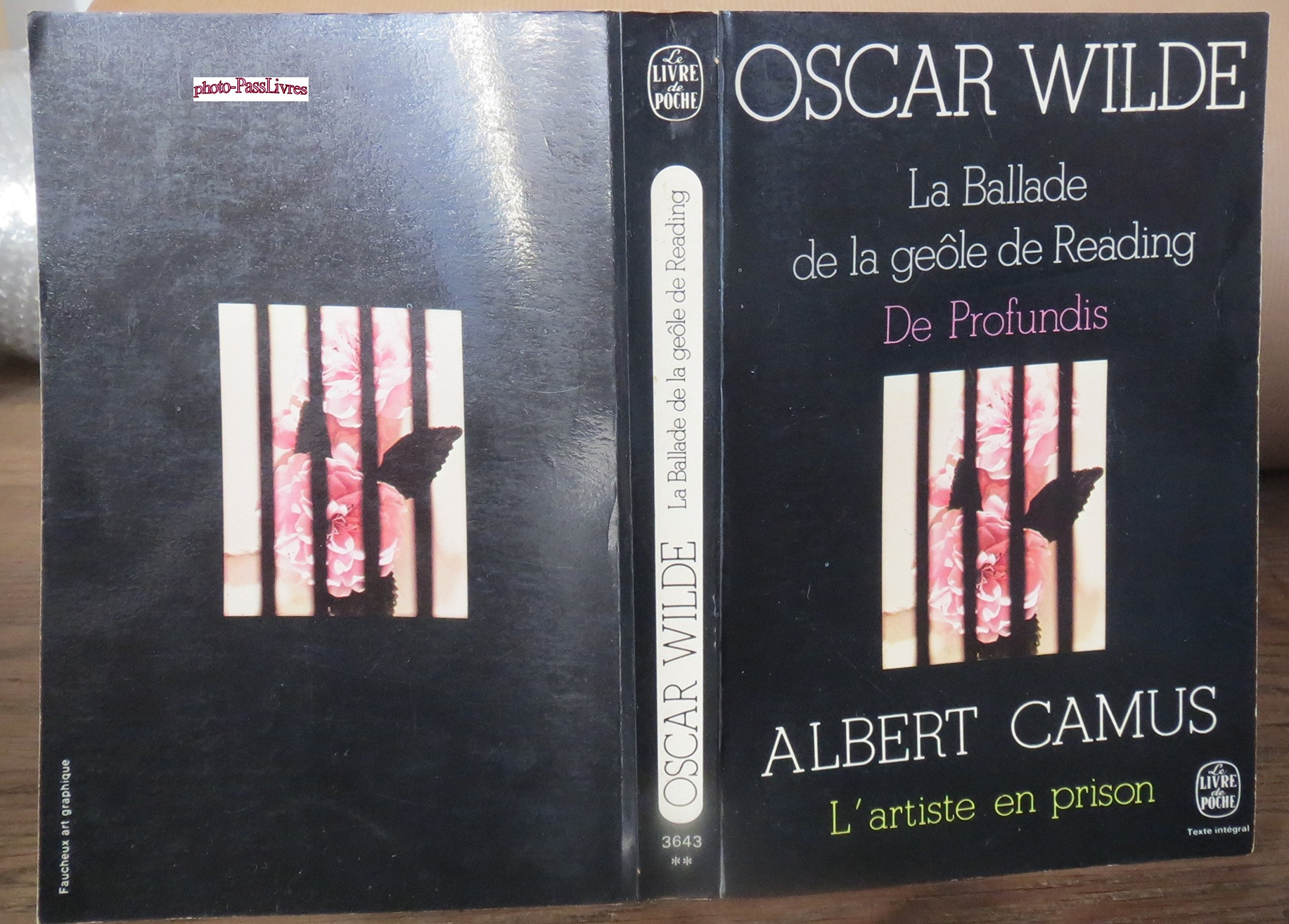 Amazonfr La Ballade De La Geole De Reading Lartiste En - 