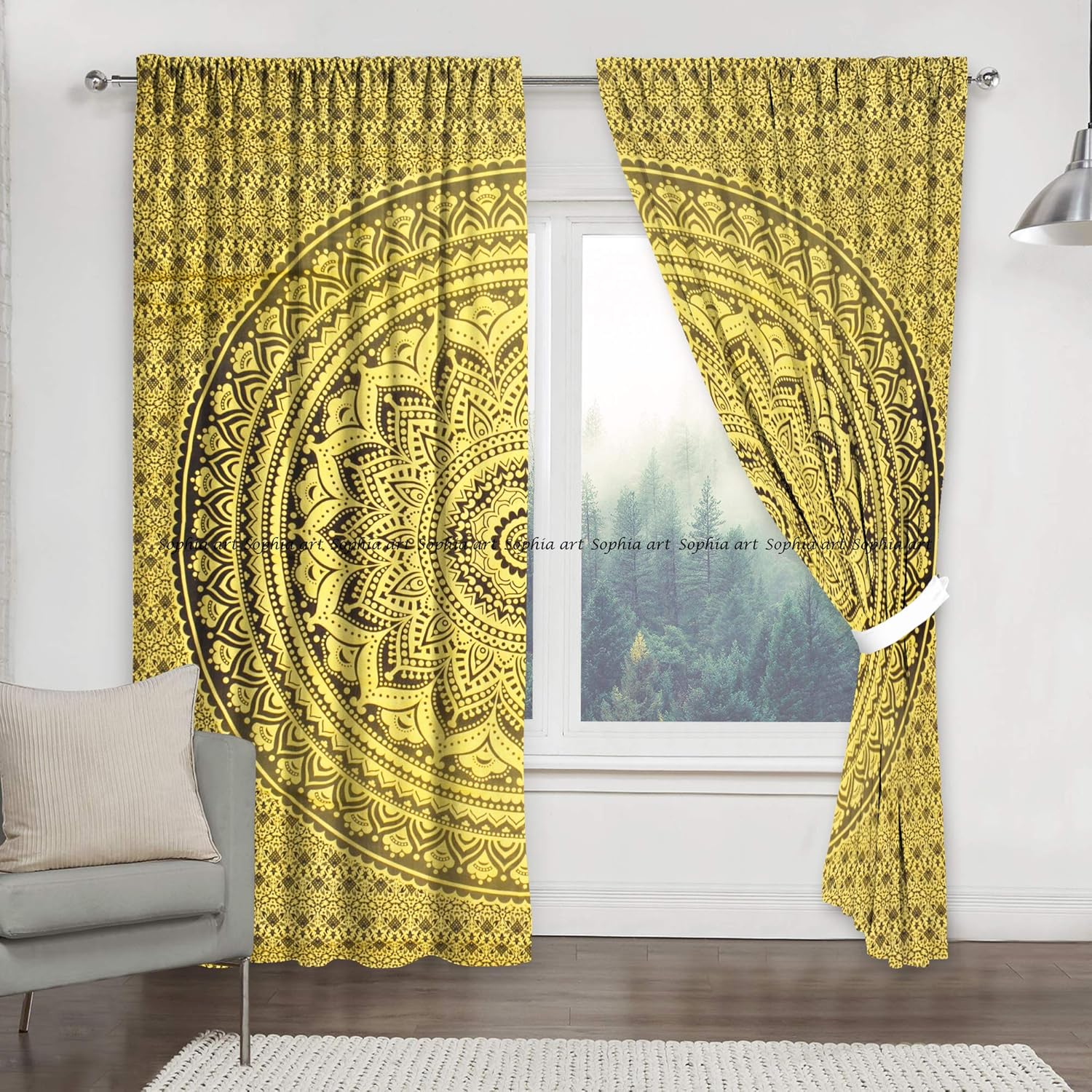 Amazon Com Indian Tye Dye Ombre Tapestry Living Room Shower