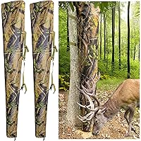 Adnee Adjustable Camo Deer Bag Feeders-100 lb Tree Hugger Gravity Deer Feeder with Adjustable Strap-Waterproof Deer Feeder Ba